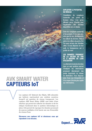 Capteurs Iot AVK Smart Water 