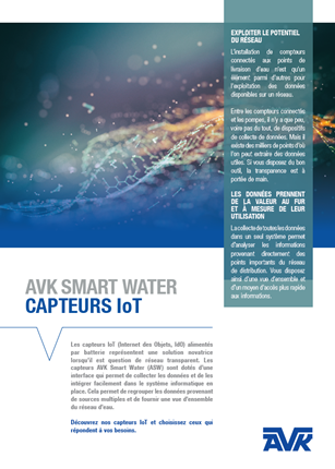 Capteurs Iot AVK Smart Water 