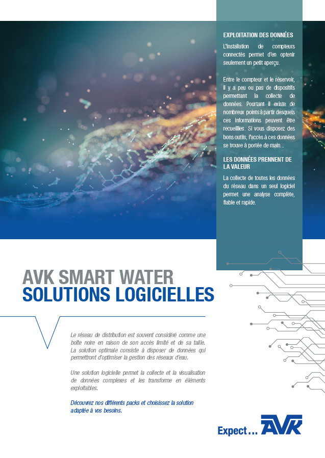 Solutions logicielles AVK Smart Water