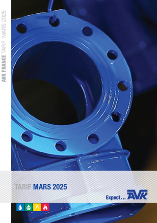 Tarif mars 2025
